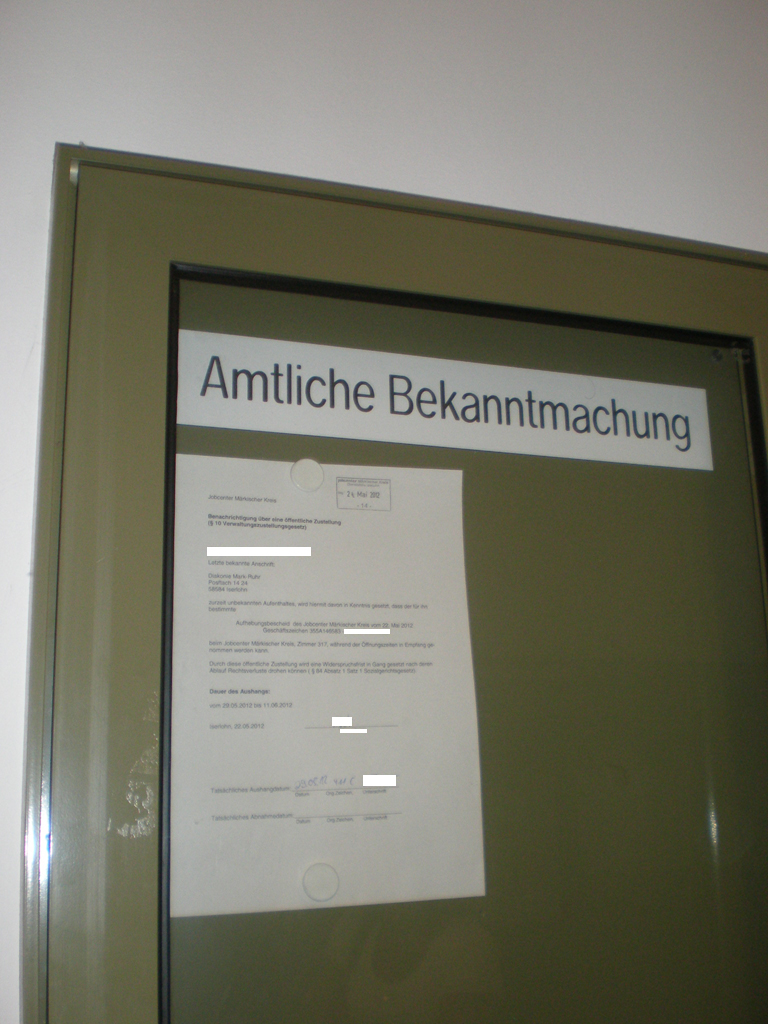 amtliche Bekanntmachungen